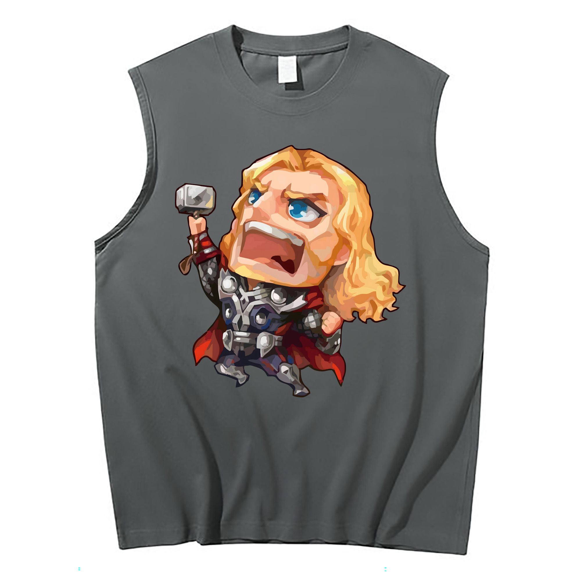 （画像用） アベンジャーズ The Avengers コットン100％タンクトップ（フロントプリント）